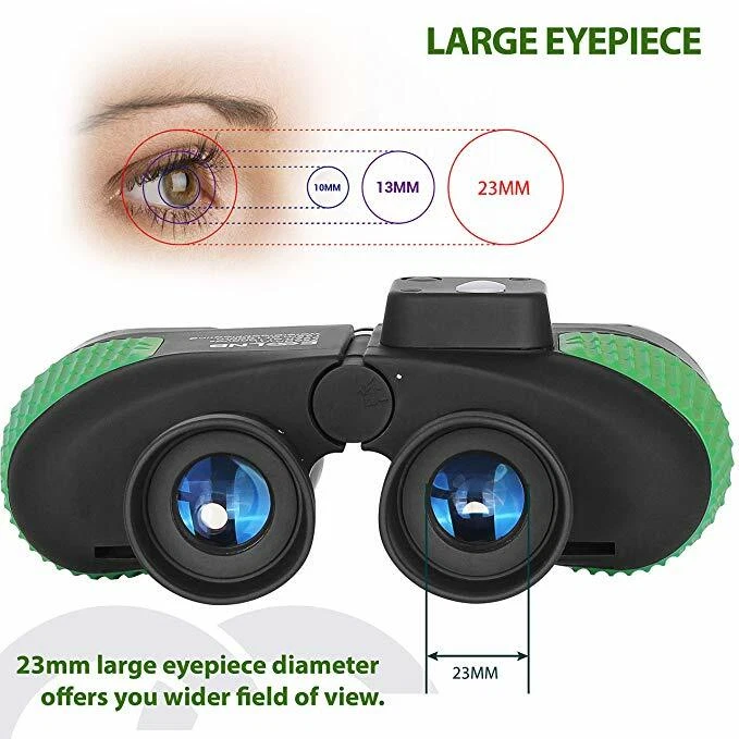 Marine Binoculars with Illuminated Compass Rangefinder 7X50 IPX7 100% Waterproof - Image 2 of 4