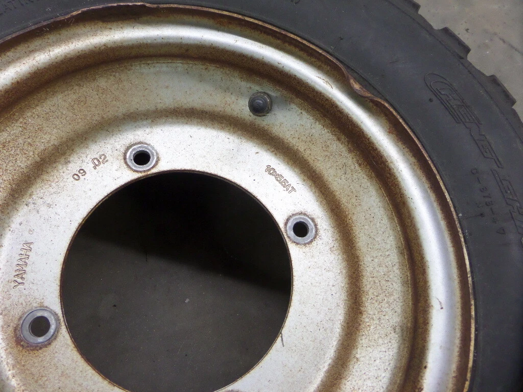 03 Yamaha Blaster 200 2x4 Rear Wheels Rims 9X8 4/115, 53 OFF