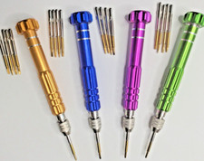 Set of Phone iPhone iPad Laptop Electronics Repair Screwdrivers 20 Bits 5 Styles