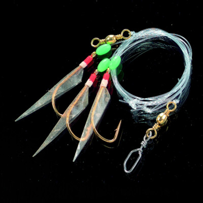 Jenzi Norway Paternoster with Fish Skin 140cm Transparent Herring Tippet