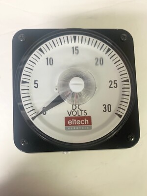 YOKOGAWA 103011NLNL/7 P 0-30 VDC Eltech 2002057770 DC Volt Meter 123011NCNL-4 