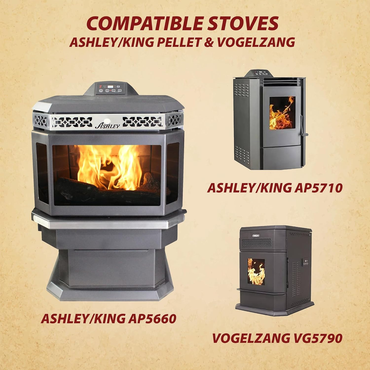 US Stove Vogelzang Ashley Combustion Blower Exhaust Fan Motor Upgrade, Fits USSC