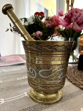 alter massiver Messing MÖRSER LNS 4,2 kg