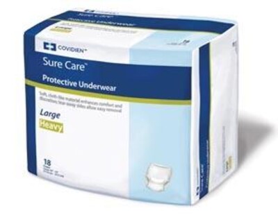 Covidien 1625 SureCare Unisex X Large XL Underwear - Case of 56