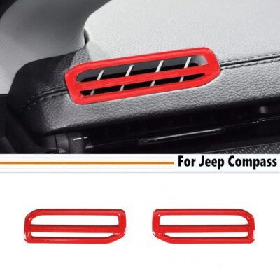 Car AC Air Vent Outlet Cover Trim For Jeep Compass 2022-2025