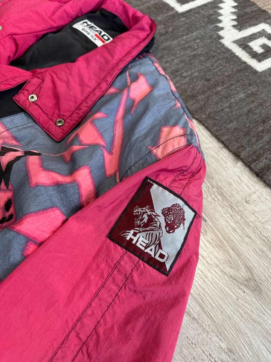 HEAD Gore Tex Vintage 80s Ski Winter Acid Pattern Jacket HEAD Gore Tex Vintage 80s Ski Winter Acid Pattern Jacket