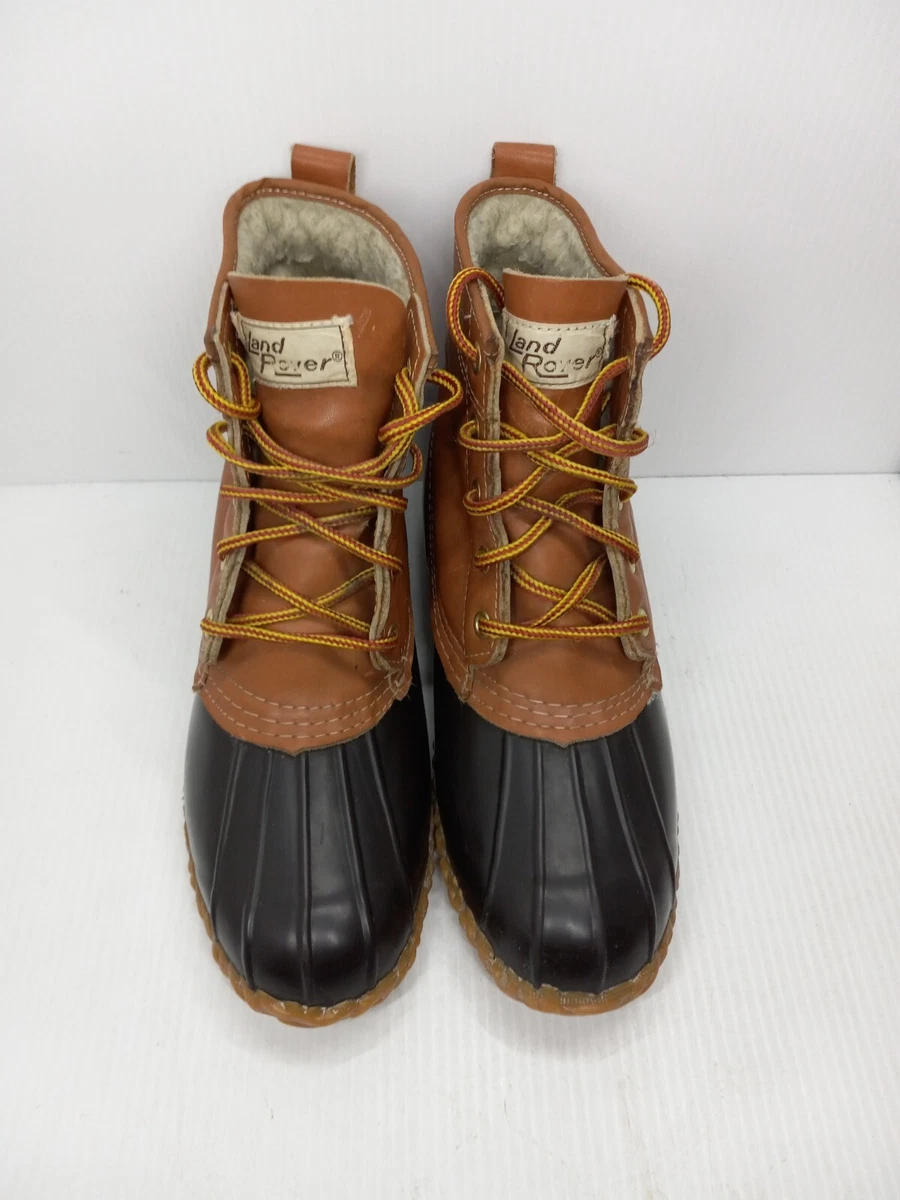 Land Rover Women s 9 Mens 7 Mocha Brown Lined Rain Winter Snow