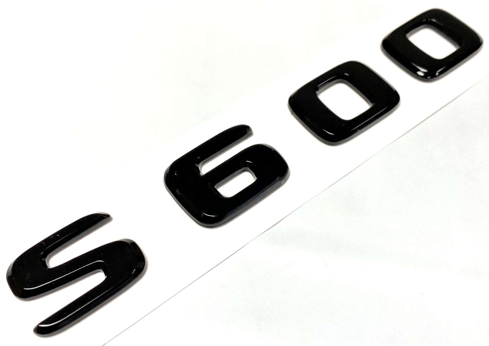 S600 BLACK FOR MERCEDES REAR TRUNK EMBLEM BADGE NAMEPLATE DECAL LETTER NUMBER