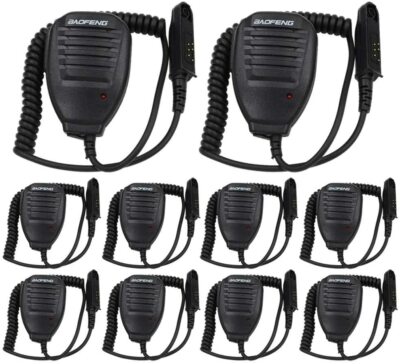 Speaker Microphone for BaoFeng UV-9R Plus BF-A58/9700/R760 GT-3WP Walkie Talkies