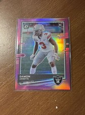2020 Donruss Optic Damon Arnette Pink Prizm Rookie Las Vegas Raiders #106