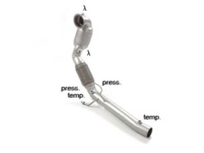 Ragazzon Sportauspuff Metallkat 200cpsi VW Golf Mk8 Typ CD 2.0l GTi ab Bj. 2020
