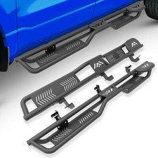 Two Raised Step Side Running Boards For 2010-2026 Dodge Ram 3500 & 2500 Crew Cab