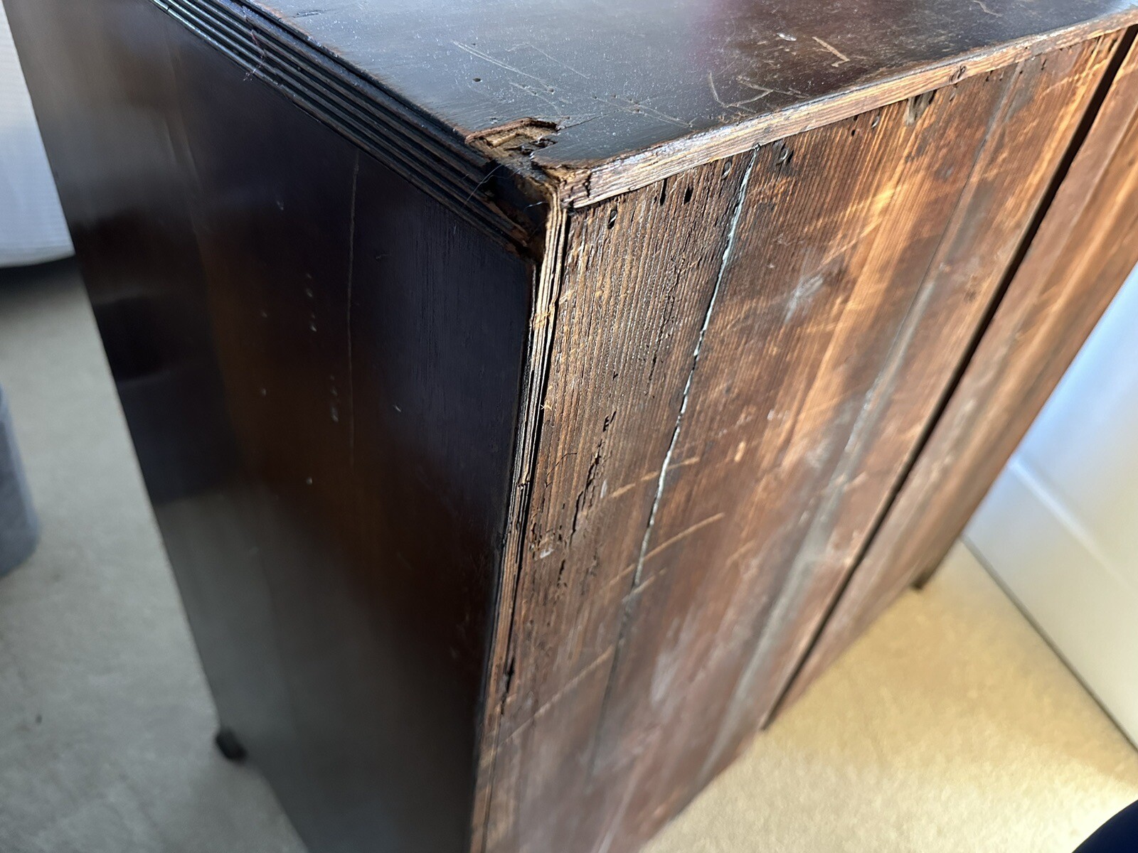 Victorian Mahogany graduated 5 drawer chest Large Antique chest of drawers eBay