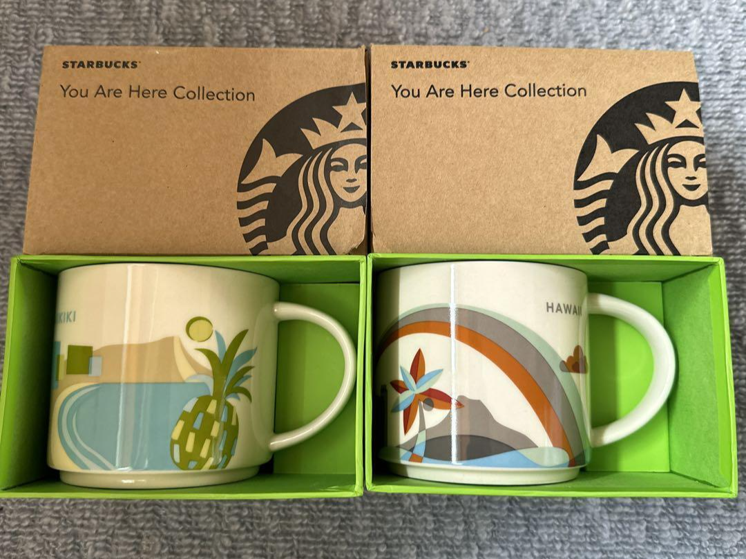 スターバックス　デミタスカップ　You are Here ハワイ＆ワイキキ スターバックス デミタスカップ You are Here ハワイ＆ワイキキ