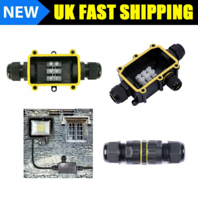 WASSERDICHTE ABZWEIGDOSE GEHÄUSE FÜR ELEKTROKABEL KABEL OUTDOOR IP68 IP66 240V