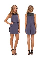 BCBGeneration Double layer Knit Sexy Women Cocktail Evening Party Mini Dress