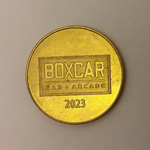 Boxcar Bar & Arcade Raleigh, NC 2023 Game Token 22mm - Picture 1 of 2