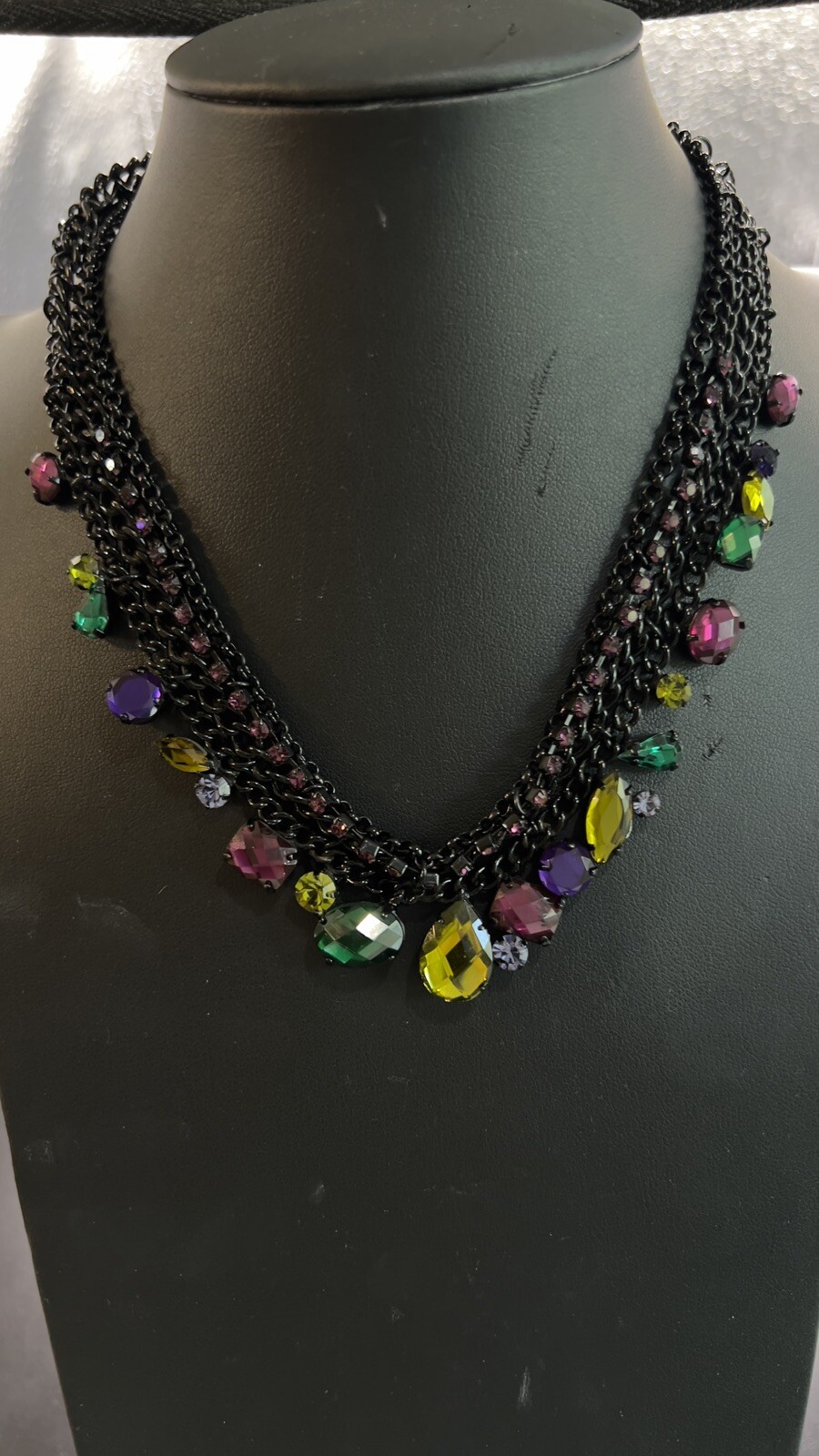 BOHM STATEMENT MULTI STRAND BEADED NECKLACE - image 2