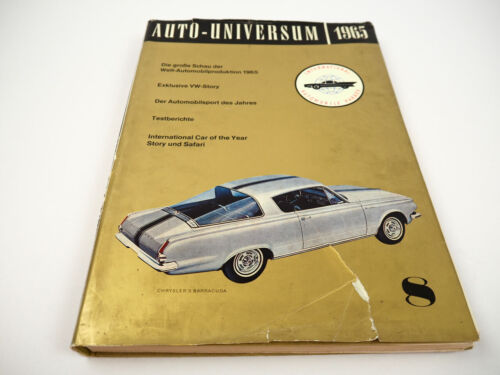 Auto Universum 8/1965 VW Story Automobil Parade Testberichte Motorsport - Bild 1 von 11
