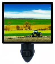 Country Decorative Photo Night Light, Farming, Plow, Field, Trackor, Farm
