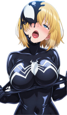 She Venom Anime Girl Waifu Weatherproof Anime Sticker 6'' Car Decal