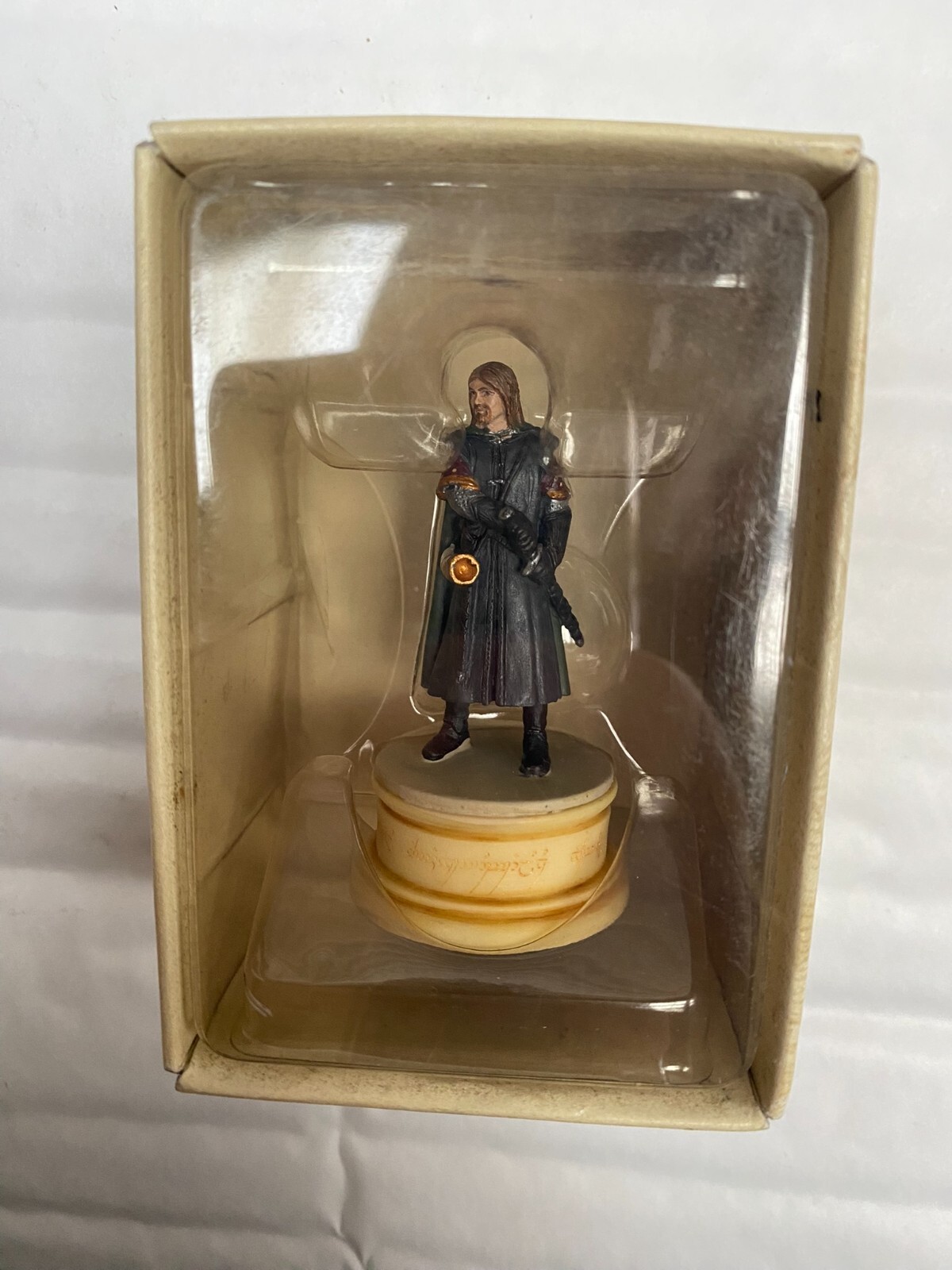 LORD OF THE RINGS CHESS COLLECTION ISSUE 40 BOROMIR EAGLEMOSS MODEL FIGURE