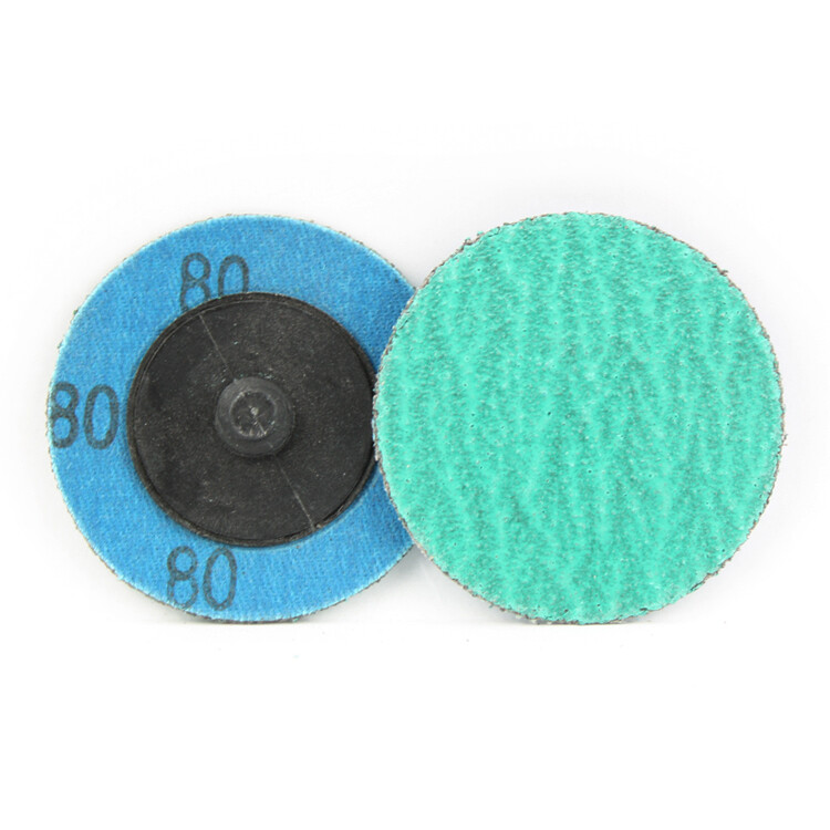 Benchmark Abrasives 100-Pack 2" 40 Grit Zirconia Quick Change Sanding Discs + 1 Mandrel (R-Type)
