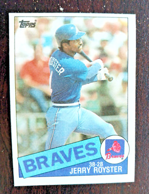 1985 Topps   #776  Jerry Royster  Third & Second Base  Atlanta Braves  FREE ship
