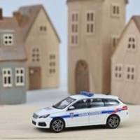 Norev 1:43 Peugeot 308 Sw 2018 Police Municipale