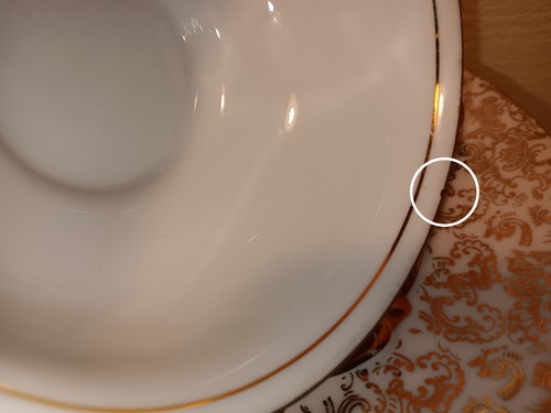 Mitterteich Bavaria 15 piece Porcelain Tea Set 18k Gold - Picture 9 of 9