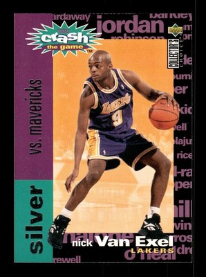 1995-96 Choice Crash the Game Silver vs. Mavericks #C16 - Nick Van Exel