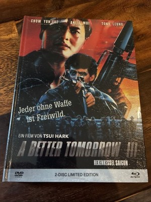 A Better Tomorrow 3 - Hexenkessel Saigon -2-Disc Mediabook Blu Ray Neu & OVP OOP