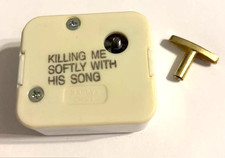 Killing me softly with his Song Sankyo Music Box Movements w/key OLD STOCK