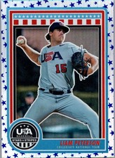 2025 Panini Stars & Stripes USA Baseball #56 Liam Peterson Stars