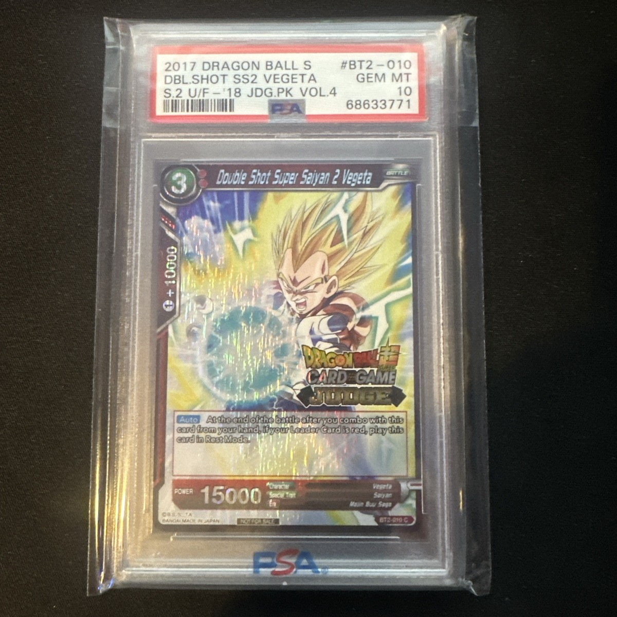 ドラゴンボールカード 2010 DRAGON BALL VEGETA #37 PSA 10 Dragon Ball Super SS2 Vegeta #BT2-010 PSA 10 Gem Mint | eBay