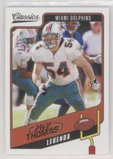 2021 Panini Classics Legends Red Back 84/99 Zach Thomas #140 HOF 2qw