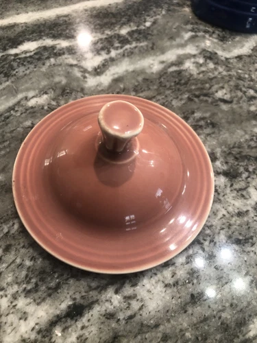 Vintage Fiesta 1950's  Rose Covered Sugar Bowl Lid Only