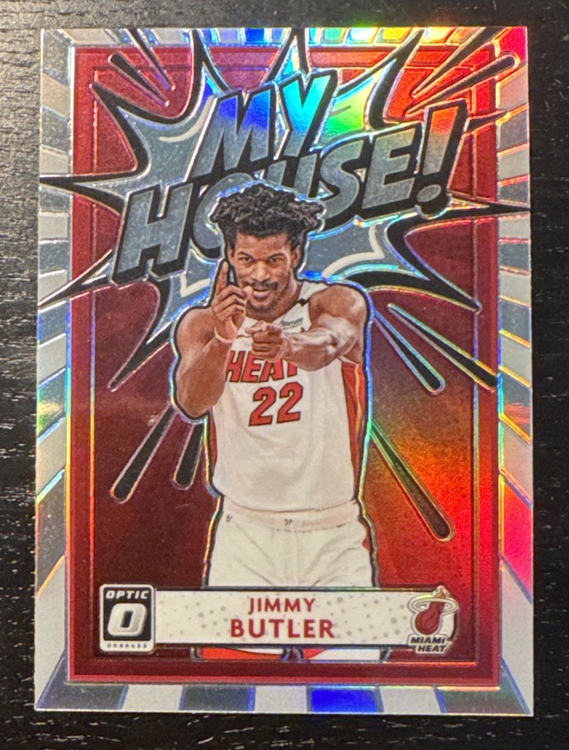 2020-21 Optic Basketball Jimmy Butler My House Silver Prizm Holo Heat 💎💎💎