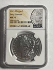 2023 P Morgan Silver Dollar MS70 NGC Certified ER