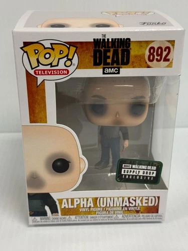 Funko POP Supply Drop Exclusive Vinyl #892 The Walking Dead ALPHA (UNMASKED)