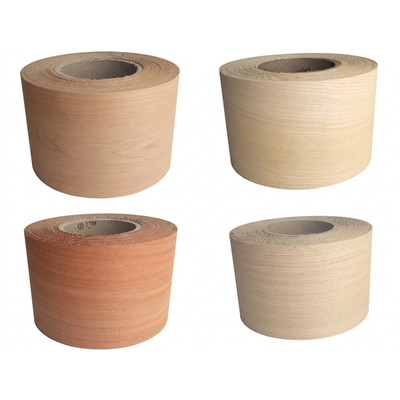 Geschnittene Kante Furnier Holz vorgeklebt 200 mm VERSCHIEDENE ESSENZEN
