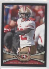2012 Topps Black 8/57 Mario Manningham #426 8i8