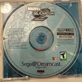 Marvel vs. Capcom 2 Sega Dreamcast Complete Authentic Tested W/reg Card CLEAN