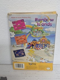 Cartucho Rainbow Islands + solo caja sistema de entretenimiento Nintendo NES