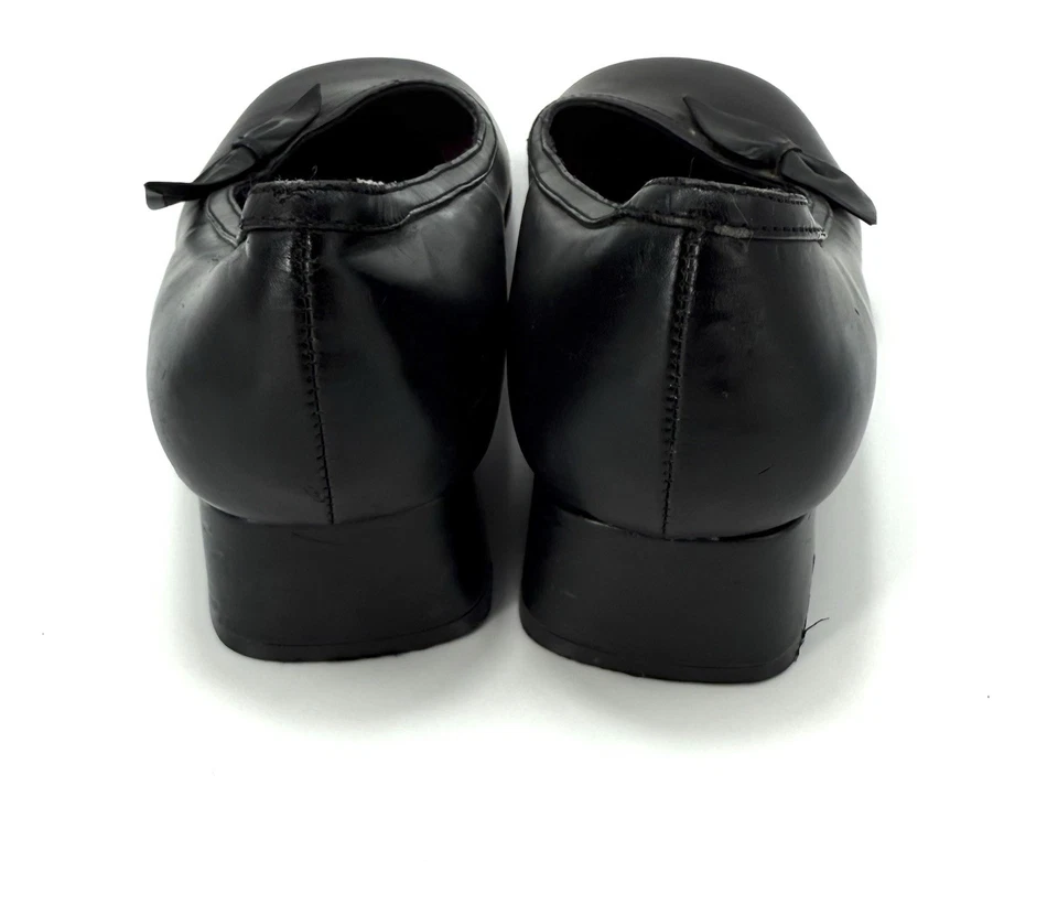 Zapatos de vestir George Girls negros con punta cuadrada talla 3 juveniles Foto 3 de 4