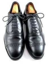 Allen Edmonds  "FIFTH AVENUE" Men's Cap-Toe Oxfords 9 E Black DAINITE (635N)
