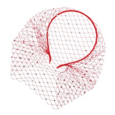 Bridal Veil with Rhinestones Hair Headband for Women Wedding Guest