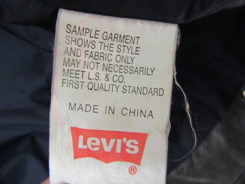 VINTAGE LEVI LEATHER TRUCKER MOTORCYCLE JACKET SIZE M, ACE PATINA - Picture 20 of 22