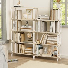 Book Shelf 5 Tier Bookcase Home Office Tall Modern Book Case Storage Organizer