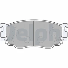 Delphi LP1527 brake pad set, disc brake for Mazda